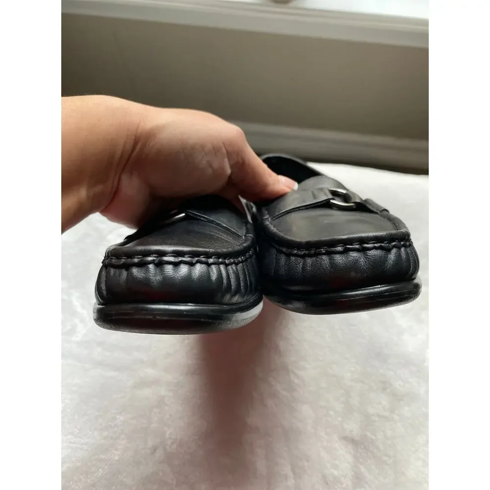 SAS  Jewel Tripad Comfort Slip on Loafer Black 9 1/2 S (slim) made in USA